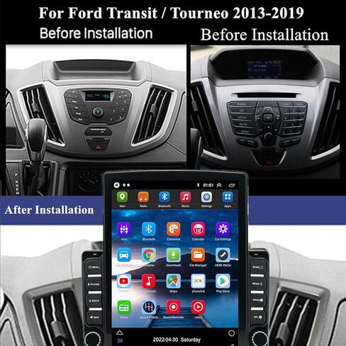 9.7" Upgrade Android 15 Car Stereo for Ford Transit 2013-2019, 2+64G in Kuwait