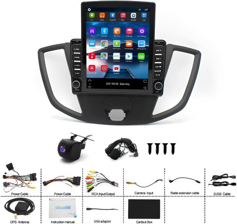 9.7" Upgrade Android 15 Car Stereo for Ford Transit 2013-2019, 2+64G in Kuwait