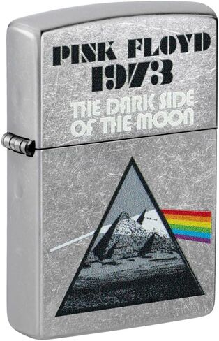 Zippo Pink Floyd 1973 Design Street Chrome Pocket Lighter - Made in USA in Kuwait