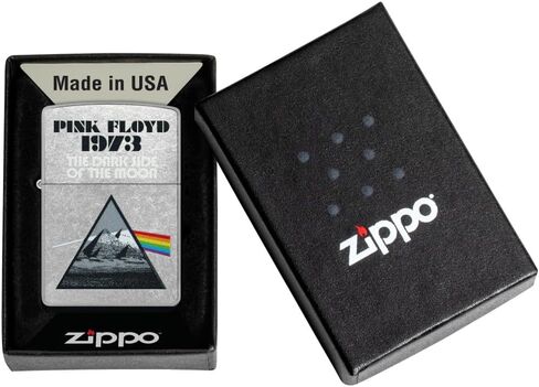 Zippo Pink Floyd 1973 Design Street Chrome Pocket Lighter - Made in USA in Kuwait