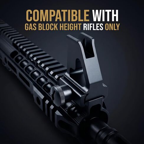 OZARK ARMAMENT A2 Front Sight - Fixed Iron Sights - All Metal Rifle Sights - Gun Sights Designed to Mount on Picatinny Iron Sight Rail in Saudi Arabia