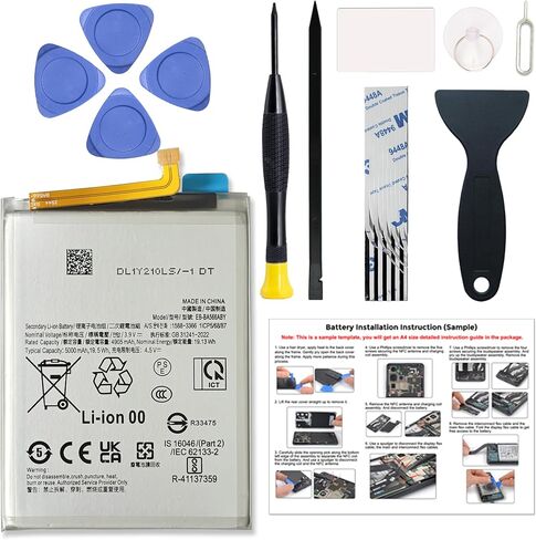 New Cellphone Battery Compatible with Samsung Galaxy A56 & A36, with Repair Tools & Guide in Kuwait