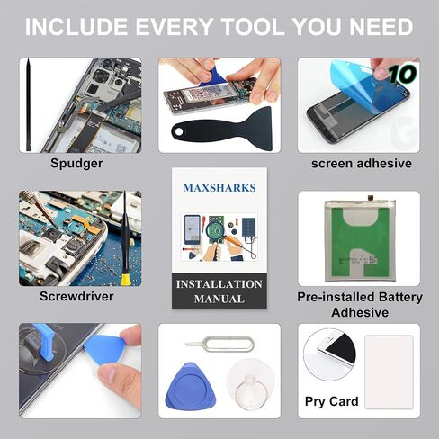 Replacement Battery for Pixel 8A, 0-Cycled Li-ion G07DF Battery for Pixel 8A GKV4X G6GPR, Includes Toolkit & Instructions in Kuwait
