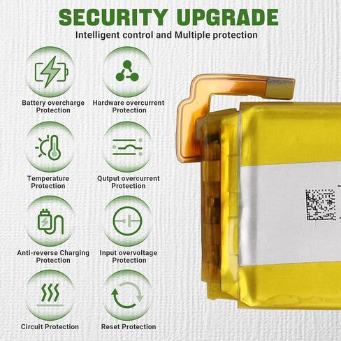 New LSS282024P Battery Replacement for Fit-bit Versa 4 Fitness Smartwatch FB523 with Tools in Kuwait