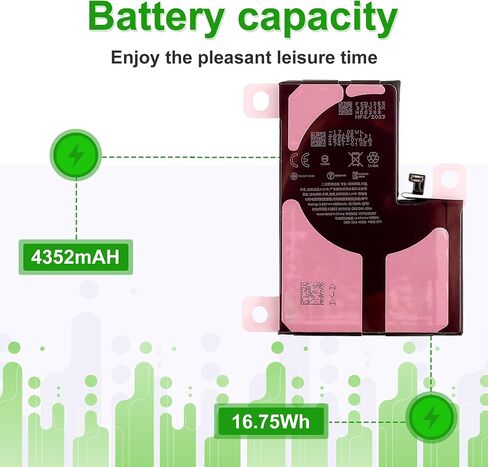 13Pro Max A2653 3.85V 4352mAh Battery, Compatible with iPhone 13 Pro MAX A2643 A2484 A2641,Comes with a Battery Installation Tool in Kuwait