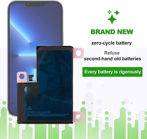 13Pro Max A2653 3.85V 4352mAh Battery, Compatible with iPhone 13 Pro MAX A2643 A2484 A2641,Comes with a Battery Installation Tool in Kuwait