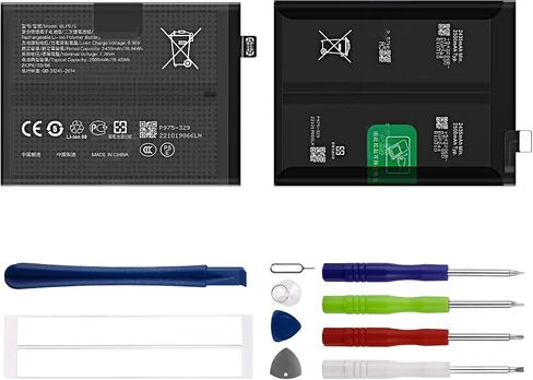 Duotipa New Phone Replacement Battery BLP975 for Realme 11 pro+ /OnePlus 11R /OnePlus 11 with Repair Tools Kit in Kuwait