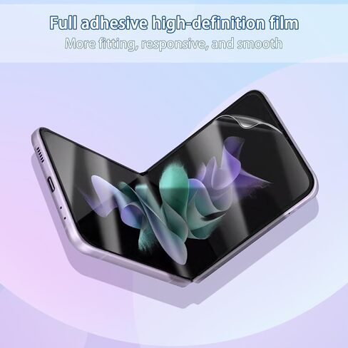 Compatible for Motorola Razr 2024/ Razr 2025（Combination 3-piece set） High definition water coagulation film [inner screen]+External screen tempered film+Transparent lens film in Kuwait