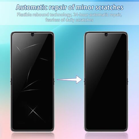 Compatible for Motorola Razr 2024/ Razr 2025（Combination 3-piece set） High definition water coagulation film [inner screen]+External screen tempered film+Transparent lens film in Kuwait