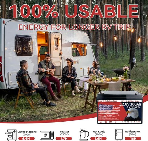 12V 100Ah LiFePO4 Battery Group 31 Deep Cycle Lithium Battery for RV Marine in Saudi Arabia