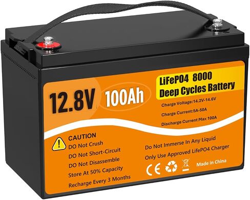 12V 100Ah LiFePO4 Battery Group 31 Deep Cycle Lithium Battery for RV Marine in Saudi Arabia