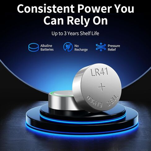 12 Pack LR41 AG3 Batteries, L736 392 384 192 lr 41 Button Cell Battery in Kuwait