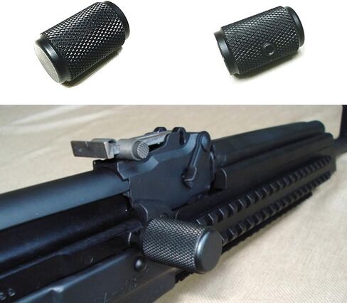 2/Pieces CNC Aluminum Airsoft Charging Handle Bolt Grip Cover in Kuwait