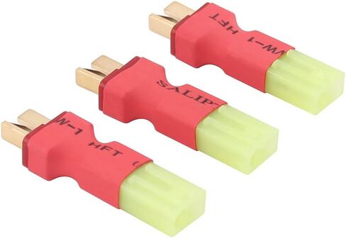 3pcs Compatible with Micro Mini Tamiya Female(Reversed) to T-Plug Style Male Adapter for Airsoft(B127-3) in Kuwait