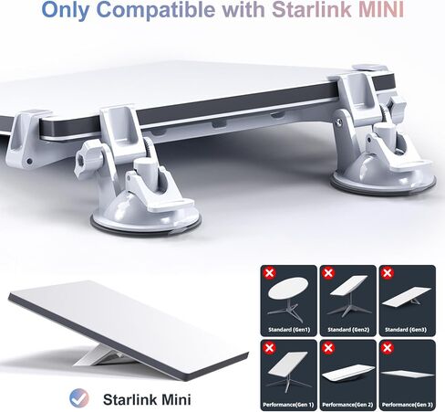 Starlink Mini Car Mount for Dashboard, Star-Link Mini Dash Mount in Kuwait