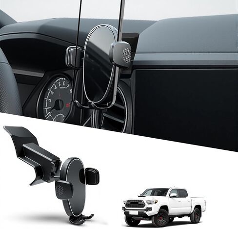 Phone Mount for Toyota Tacoma (2016-2023, 3rd Gen), 360° Adjustable Dashboard Phone Holder, Hands Free Car Smartphone Mount for iPhone, Google & Android, 2020 2021 Toyota Tacoma Interior Accessories in Kuwait