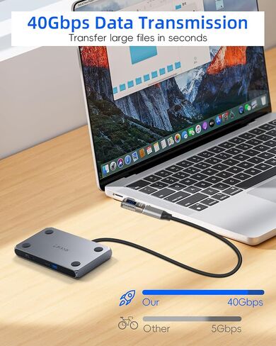 90 Degrees USB C Adapter,140W USB C Male to USB C Female Adapter,40 Gbps Data Transmission,Wattage,Voltage,Current LED Display,Suitable for Laptops,Desktop Computers,Phone (2Pcak) in Kuwait