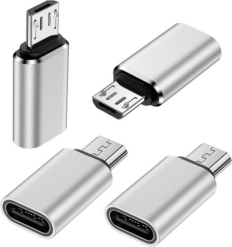 USB C to Micro USB Adapter, 4Pack Type C Female to Micro USB Male Converter in Kuwait