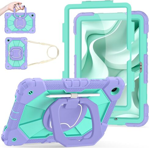 Samsung Galaxy Tab A11+/A9+ Plus 5G Tablet Case 11 Inch, Purple Mint in Kuwait