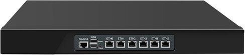 1U Firewall Hardware Network Security Appliance, Untangle, OPNsense, VPN, Router PC, Atom D525, RJ08, 6 x 82583V 82574L, Console, VGA, 4G RAM, 64G SSD in Kuwait