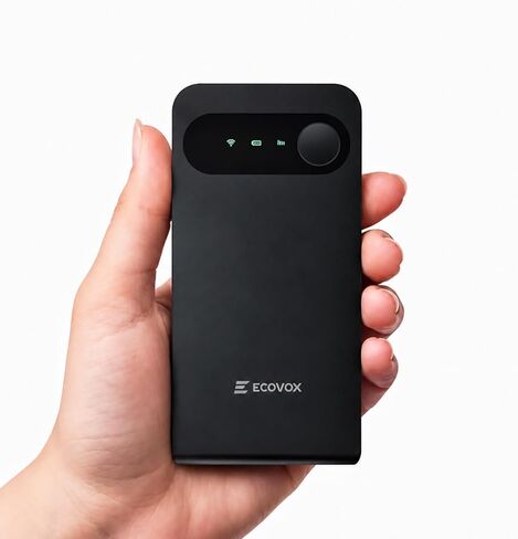 ECOVOX E1 Portable WiFi Hotspot, SIM-Free 4G LTE Travel WiFi, Mobile Router in Kuwait
