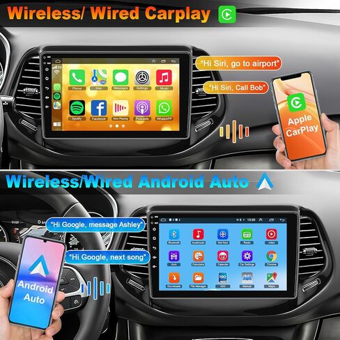 4G+64G Bluetooth Car Radio for Jeep Compass 2017-2020, 10 inch in Kuwait