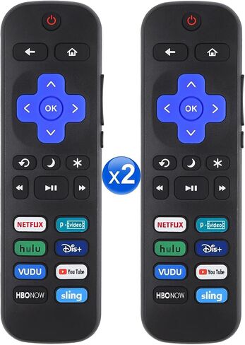2 Pack Universal Remote for Roku TV【Not for RokuStick and RokuBox】 in Kuwait