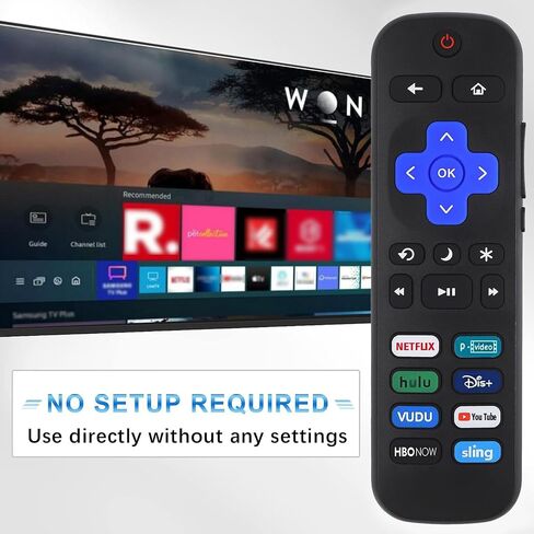 2 Pack Universal Remote for Roku TV【Not for RokuStick and RokuBox】 in Kuwait