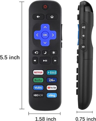2 Pack Universal Remote for Roku TV【Not for RokuStick and RokuBox】 in Kuwait