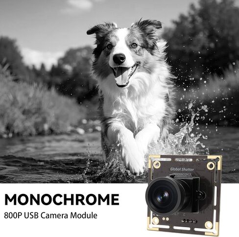 Global Shutter USB Camera Module, 800P Monochrome High Speed 120fps in Kuwait