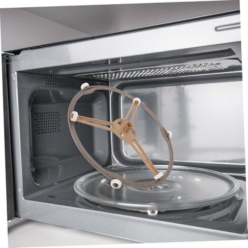 1Set Microwave Turntable Ring Replacement Holder Microwave Oven Turntable Stand Compatible with Various Durable Glass Plate Support for Efficient Food Heating in Kuwait