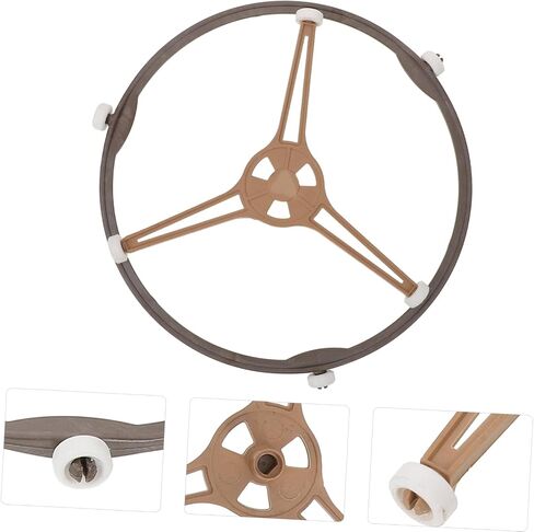 1Set Microwave Turntable Ring Replacement Holder Microwave Oven Turntable Stand Compatible with Various Durable Glass Plate Support for Efficient Food Heating in Kuwait