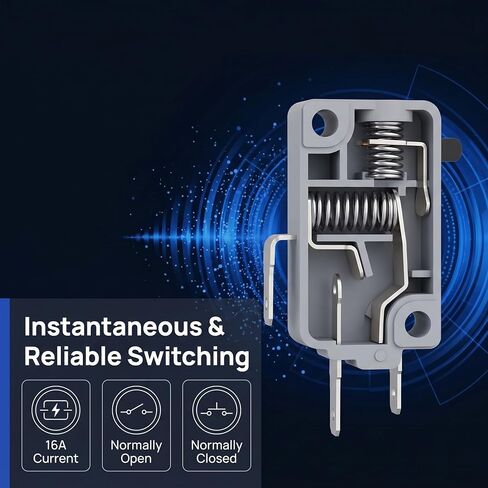 KW3A Microwave Oven Door Switch 16A 125V/250V 2NO 1NC Replacement Kit in Kuwait