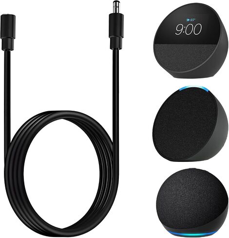 Alexa Extension Cable for Echo Dot, 18AWG – Compatible with Echo Dot (3rd/4th Gen), Echo Show 5, Echo Pop, Fire TV Cube, Echo Spot in Kuwait