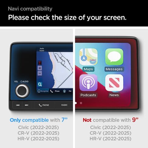 Spigen Screen Protector Matte for Civic (2022-2026), HR-V, CR-V (2023-2025) in Kuwait