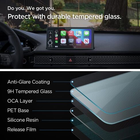 Spigen Screen Protector Matte for Civic (2022-2026), HR-V, CR-V (2023-2025) in Kuwait