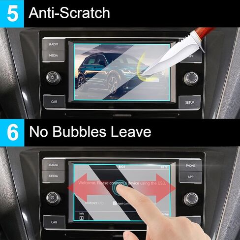 TTCR-II Compatible with VW Atlas Screen Protector Tiguan Golf S 2018-2024 in Kuwait