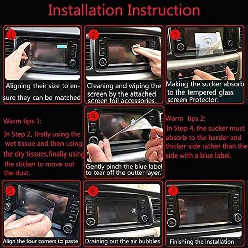 TTCR-II Compatible with VW Atlas Screen Protector Tiguan Golf S 2018-2024 in Kuwait
