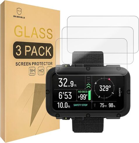 Mr.Shield 3-Pack Tempered Glass Screen Protector for SUUNTO NAUTIC in Kuwait