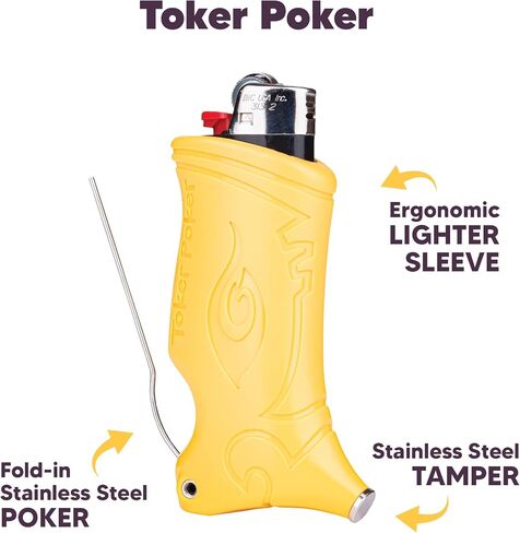 2pk Bundle - Toker Poker - Bic Lighter Case Multi Tool, All Inclusive Tool for Camping and Other - Cosmic Creation, Earth Echo in Kuwait