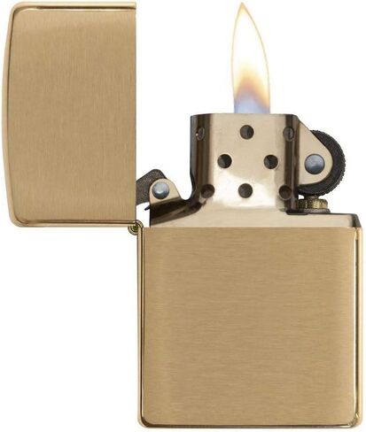 Zippo Armor Brushed Brass Pocket Lighter in Kuwait