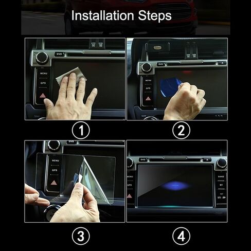 Screen Protector film Compatible With For Mustang 2017 2018 2019 2020 Auto Screen Protector Car GPS Screen Toughened Glass Protective Film in Kuwait
