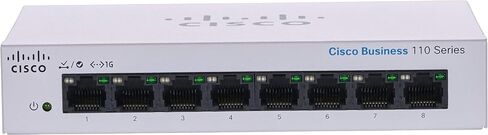 Cisco Business CBS110-8T-D Unmanaged Switch | 8 Port GE | Desktop | Ext PS | Limited Lifetime Protection (CBS110-8T-D-NA) in Kuwait