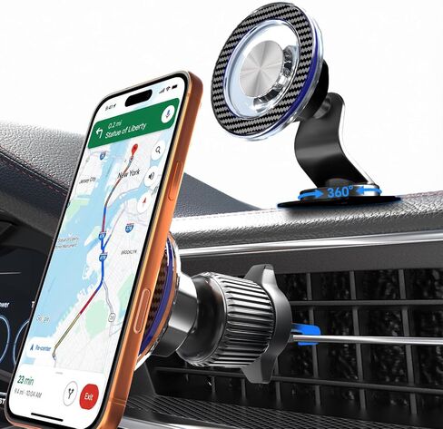 Air Vent Phone Mount for Car, Magnetic for MagSafe & Dashboard in Kuwait