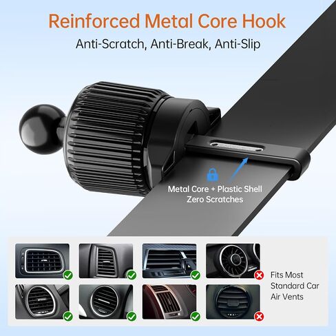 Air Vent Phone Mount for Car, Magnetic for MagSafe & Dashboard in Kuwait
