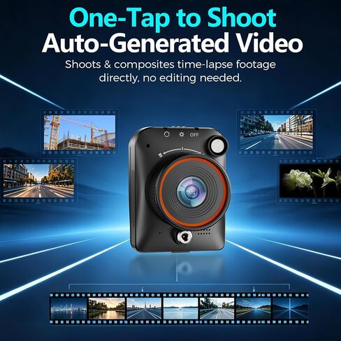 Dsoon Time Lapse Camera WiFi, 4K Outdoor Timelapse Camera with App, Solar Ready, IP66 Waterproof, 110° Wide Angle, Long Battery Life, 32GB Card, for Construction, Building & Renovation Monitoring in Kuwait