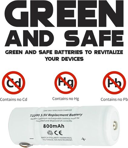 72200 3.5V 800mAh Ni-Cd Battery for Welch Allyn Power Handle 71000 71670 in Saudi Arabia