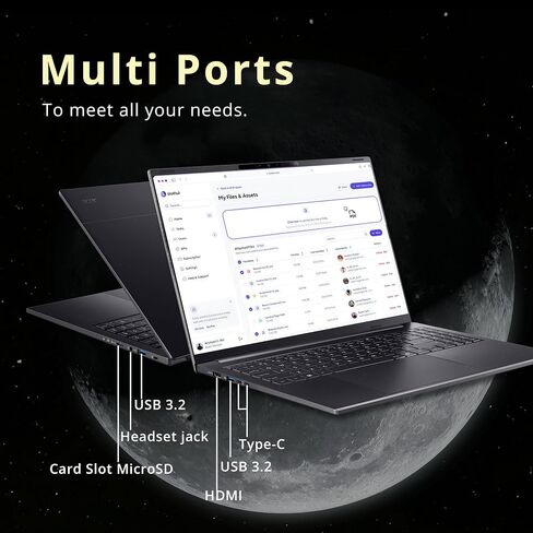 Hotface Customized Laptop, Created Using Acer Swift Go 16 AI Copilot+ PC 16" WUXGA Touch Laptop, AMD Ryzen AI 7 445, 16GB RAM, 512GB/1TB/2TB SSD, AMD Radeon 840M, Backlit Keyboard, Win 11, Black in Kuwait