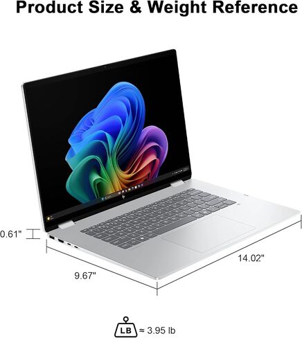Delca Customized Laptop Made with HP OmniBook 7 Flip 2-in-1 AI Laptop | 16" WUXGA IPS Touchscreen | Intel 8-core Ultra 5 226V (Up to 40 NPU Tops) | 16GB DDR5 256GB/512GB/1TB/2TB SSD Backlit Pen Win11 in Kuwait
