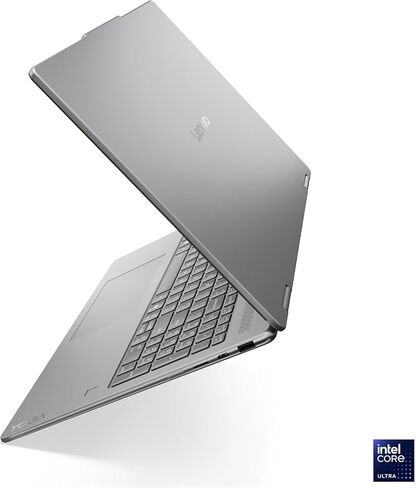 Lenovo Yoga 7 16ILL10 83JT0000US 16" Touchscreen Rugged Convertible Copilot+ PC 2 in 1 Notebook - WUXGA - 60 Hz - Intel Core Ultra 5 226V - 16 GB - 512 GB SSD - English Keyboard - Luna Gray - Intel Ch in Kuwait